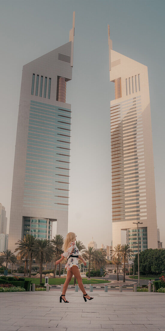 All For The Gram, Most Instagrammable Dubai - Emirates Towers Views