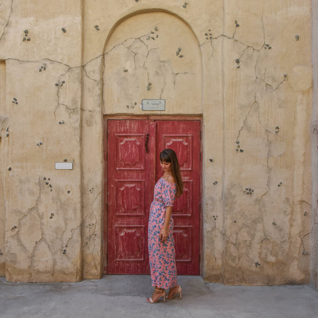 All For The Gram, Most Instagrammable Dubai - Al Seef Red Door