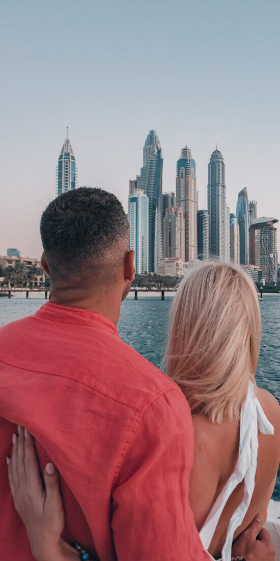All For The Gram, Most Instagrammable Dubai - Admiring The Dubai Marina Skyline